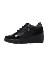 Geox D Ilde C, Zapatillas, Negro, 41 EU