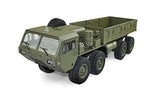 Amewi U.S. Camión 8 x 8 volquete 1:12, vehículo Militar teledirigido, Color Verde (22437)
