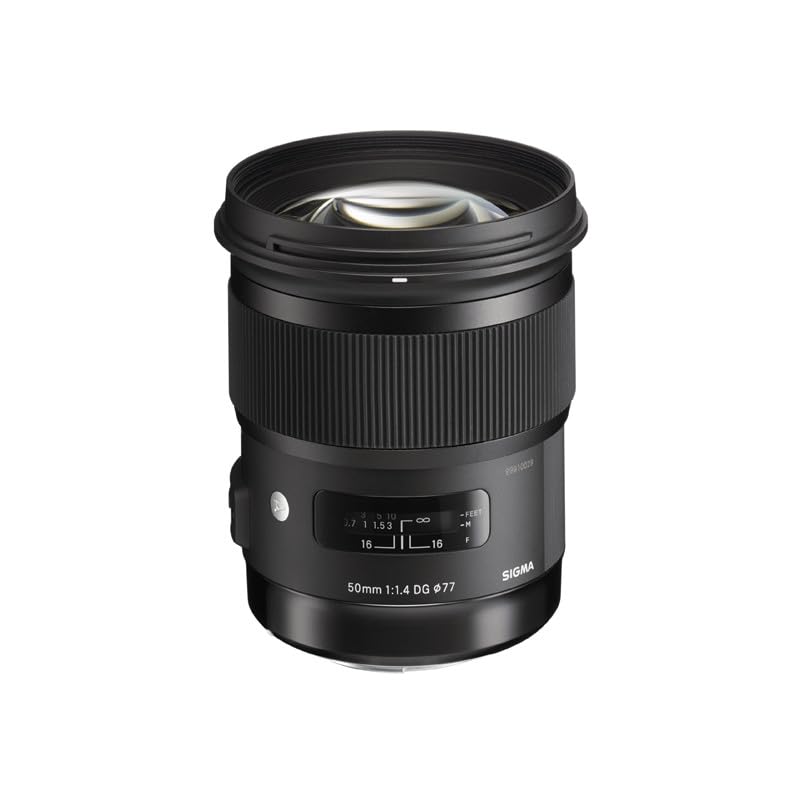 Sigma Art, 50mm F1.4 DG HSM - Objetivo (50mm F1.4 DG HSM, SLR, 13/8, 1.4, Sigma, Negro, 8.54 cm)
