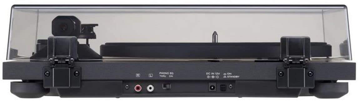 Teac TN-280BT-A3 Giradiscos con salida Bluetooth (plato de aluminio, transmisión por correa, preamplificador de fono MM, carcasa de MDF de alta densidad) Negro