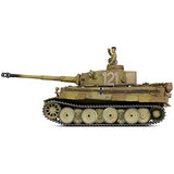 Forces of Valor Waltersons MP-912042D - Campaña Tiger I Tunisia a Escala 1:32 (Modelo de producción Inicial) Heavy King Tank de Metal Fundido a presión, Coleccionable Militar, Amarillo del Desierto