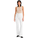 Levi's Jeans Acampanados 726 de Talle Alto para Mujer, Blanco Suave y Limpio, 29W / 30L