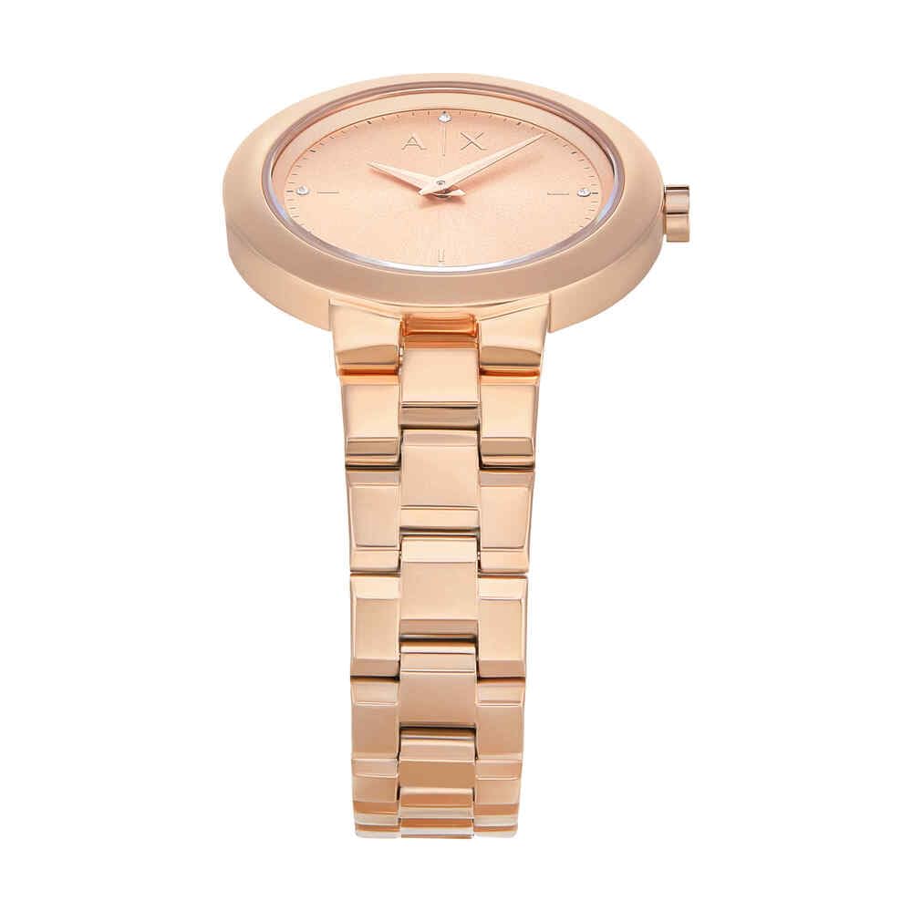 Armani Exchange Reloj Analógico para Mujeres de Cuarzo con Correa en Acero Inoxidable AX5177