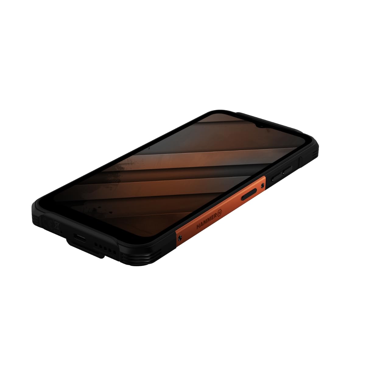 Hammer Construction 2 Thermal Smartphone ultrarresistente IP69 con termómetro y telémetro láser, 8+8GB RAM, Android 14, cámara Potente de 108mpx, batería de 6500mAh con función powerbank, 256GB/1TB