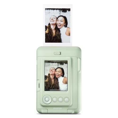instax - Mini LiPlay, cámara instantánea híbrida. Cámara e Impresora para Smartphones. Color Matcha Green