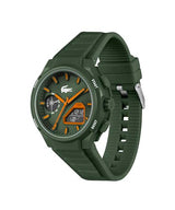 Lacoste Reloj de Cuarzo Multifuncional Analógico-Digital para hombre Colección LC33 Collection con Correa en silicona