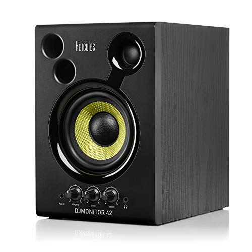 Hercules DJMonitor 42 - 2 altavoces activos de monitorización de 20 vatios RMS