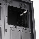 Silverstone SST-SEH1B-G - Seta H1 Carcasa Torre Mediana con Panel Frontal de Rejilla Perforada, chasis de Acero e iluminación ARGB