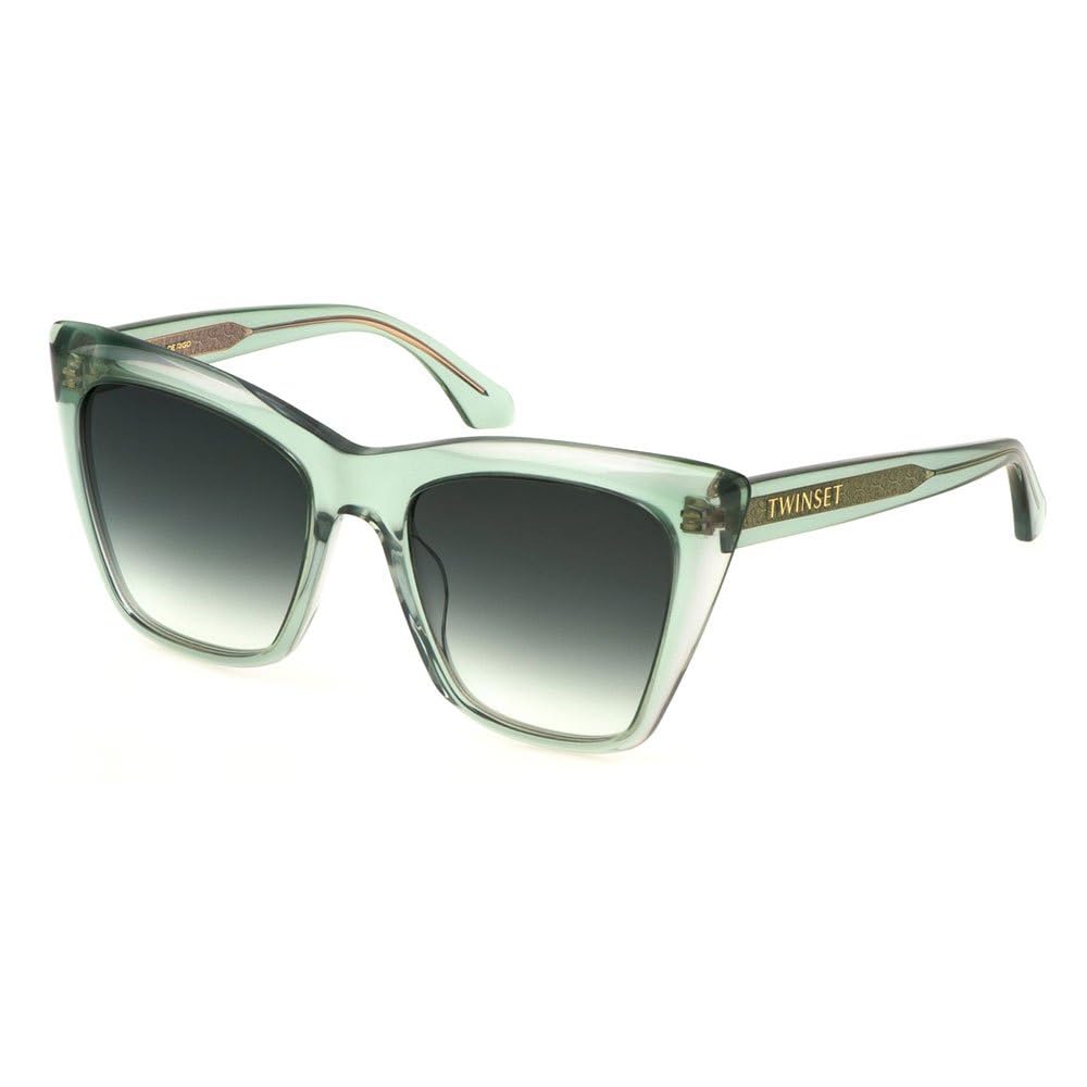 TWINSET STW029 Gafas, Green Top+Grey, 53 para Mujer