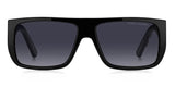 MARC JACOBS Marc Logo 096/S Gafas de Sol, Black White, 57 Unisex Adulto