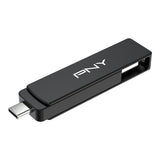 PNY Unidad Flash Duo Link V3 1TB USB 3.2 Gen 2 Tipo-C y Tipo-A OTG, Velocidades de Lectura/Escritura 1000/800MB/s, Almacenamiento móvil Externo Compatible con Smartphones/tabletas/Ordenadores