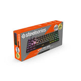 SteelSeries Apex Pro Mini teclado gaming HyperMagnetic – El teclado más rápido del mundo – Accionamiento ajustable – Factor forma compacto 60 % – RGB – Teclas PBT – USB-C – Teclado alemana (QWERTZ)
