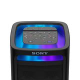 Sony ULT Tower 9, Ultimate Bluetooth Party Speaker, 25 H de batería y alimentación de Red, 2 Modos ULT Power Sound, X-Balanced Speaker, 360 Luces y Sonido, entradas de Karaoke, Negro