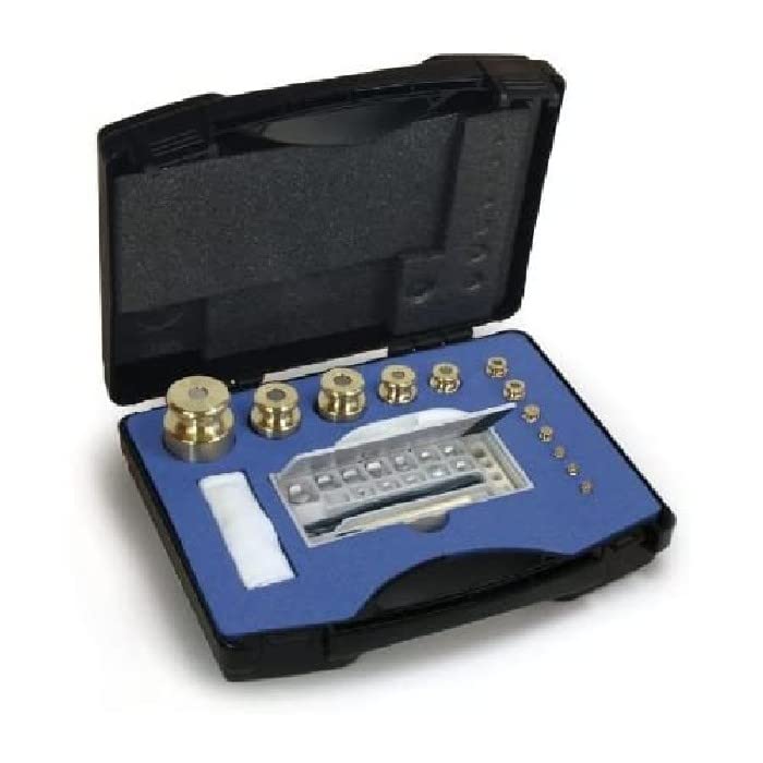 Núcleo - 344-474-M1 Peso Kit - 1/2 Kg en estuche de plástico - 344 Latón Feingedreht (474