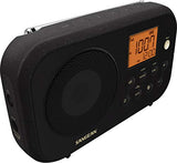Sangean PR-D12BT Radio Am/FM, Bluetooth, Black - Radio portátil FM, Am, Bluetooth