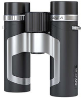 GoView ZOOMR 8x26 prismáticos pequeños y Ligeros (Aumento de 8X, Carcasa de magnesio, Incluye Adaptador para Smartphone y Accesorios) Phantom Negra