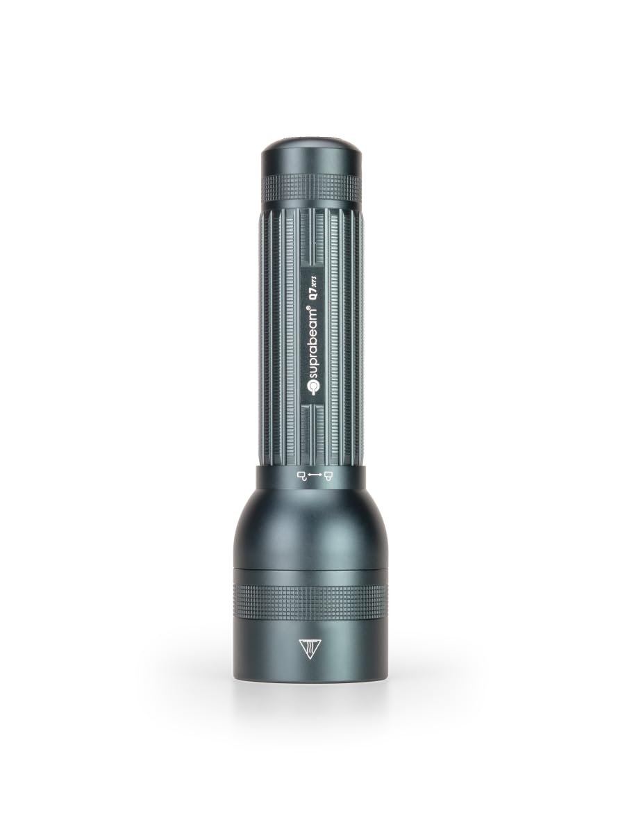SUPRABEAM - Linterna de bolsillo Q7xrs - 2000 Lm + 2 baterías