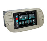 Radio de Coche para Fiat 500 Crema GPS Bluetooth WiFi USB Dab+ Touchscreen 6.2" 8core Carplay AndroidAuto