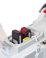 IKRA cortacésped Mulching ICM 2/2037, Incl. 2X batería y Doble Cargador rápido