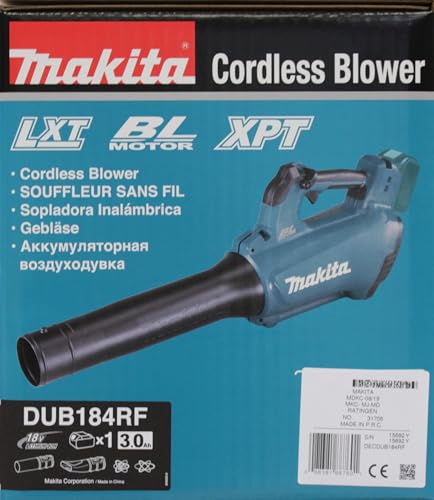 Makita DUB184RF - Soplador de batería (18 V, 3,0 Ah, 1 batería y cargador)