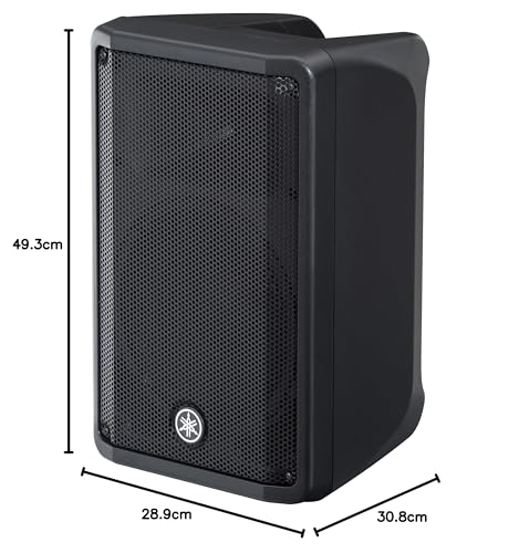 Yamaha DBR10 - Altavoz autoamplificado con sonido cristalino y graves potentes, fácil de transportar y un Woofer de 10", en negro