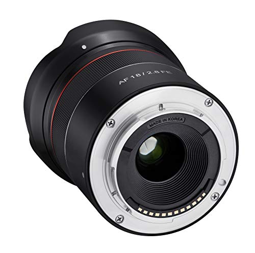 Samyang AF F2.8 - Lente de Gran Angular para Sony E Mount (18 mm)