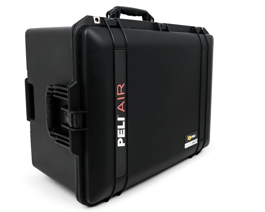 PELI 1637 Air Maleta Protectora Ligera con Ruedas para Drones y Equipos fotográficos, estanca e Impermeable al Polvo, 89L de Capacidad, Fabricada en EE.UU., sin Espuma, Color Negro