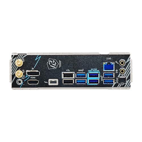 ASRock Phantom Gaming B860M Lightning WiFi 6E Intel Core Ultra B860 LGA1851 DDR5 8933 MHz 256GB M.2 Micro ATX Motherboard Thunderbolt SATA3 6.0 GB/s PCIe 5.0