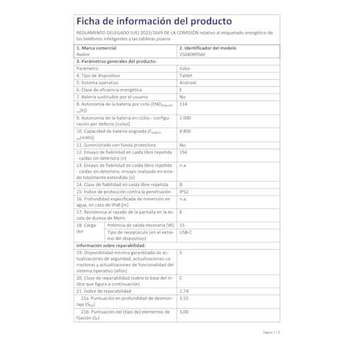 XIAOMI Redmi Pad 2 + Funda - Tablet de 11" 2.5K (MediaTek G100-Ultra, 4GB de RAM, 128GB de ROM, WiFi 5 + Bluetooth 5.3, Batería de 9000 mAh, Cargador no Incluido), Gris (Versión ES)