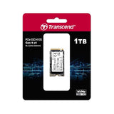 Transcend 1TB M.2 NVMe SSD 2242 PCIe Gen4x4 MTE410S Máx. Lectura/Escritura: 5,000 MB/s/4,300 MB/s TS1TMTE410S