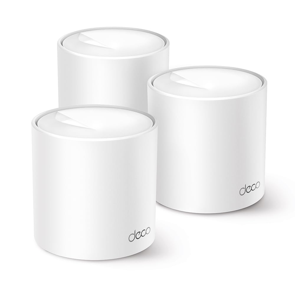TP-Link Deco WiFi 6 Mesh AX3000Mbps Deco X50 Pro (3-Pack), Sistema WiFi 6 para Toda la casa, Cobertura de 550㎡, Puertos 2,5G, Control Parental, Compatible con Todas Las Cajas de Fibra