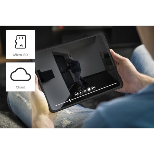 Hama | Cámara de vigilancia Exterior, 1080P, Sensor de Movimiento y luz, Full HD, Compatible con Amazon Alexa y Google Assistant.