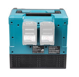 Makita MW001GZ - Microondas con batería, 40 V, máx. 350/500 W, 8 L (sin batería, sin cargador)