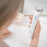 Panasonic EH-XR10NC803 Aparato facial avanzado con radiofrecuencia y tecnología ultrasónica, evita la aparicion de lineas de expresion, Color Blanco, Talla única