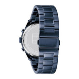 Tommy Hilfiger Reloj Analógico de Cuarzo Multifunción para Hombre con Correa de Acero Inoxidable Azul - 1791945