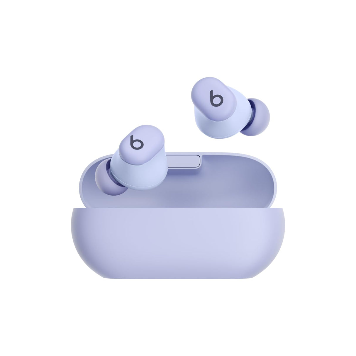 Beats Solo Buds — Auriculares intraurales Bluetooth inalámbricos | 18 Horas de autonomía | Compatibilidad con Apple y Android | Micrófono Integrado - Lila ártico