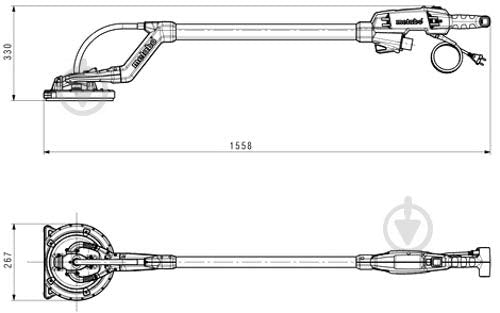 Metabo LSV 5-225 - Lijadora de Pared disco 220 mm