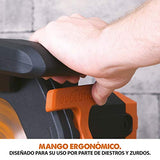 Evolution Power Tools - R210SMS-300+ Ingletadora deslizante multimaterial de 210 mm (230 V), con paquete plus, Corta acero dulce, aluminio, plástico, madera con clavos incrustados