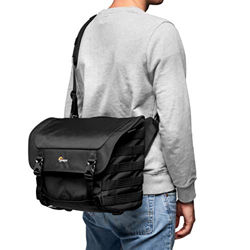 Lowepro ProTactic MG 160 AW II Messenger para Sin Espejo y DSLR - Divisor Quickshelf - Equipos y Equipo personal - Sin Espejo como Sony Apha9 - LP37266-PWW