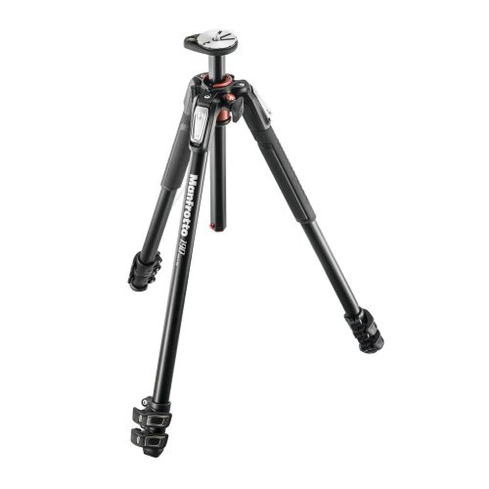 Manfrotto MT190XPRO3 - Trípode de Aluminio con 3 Secciones, sólo Patas, Negro