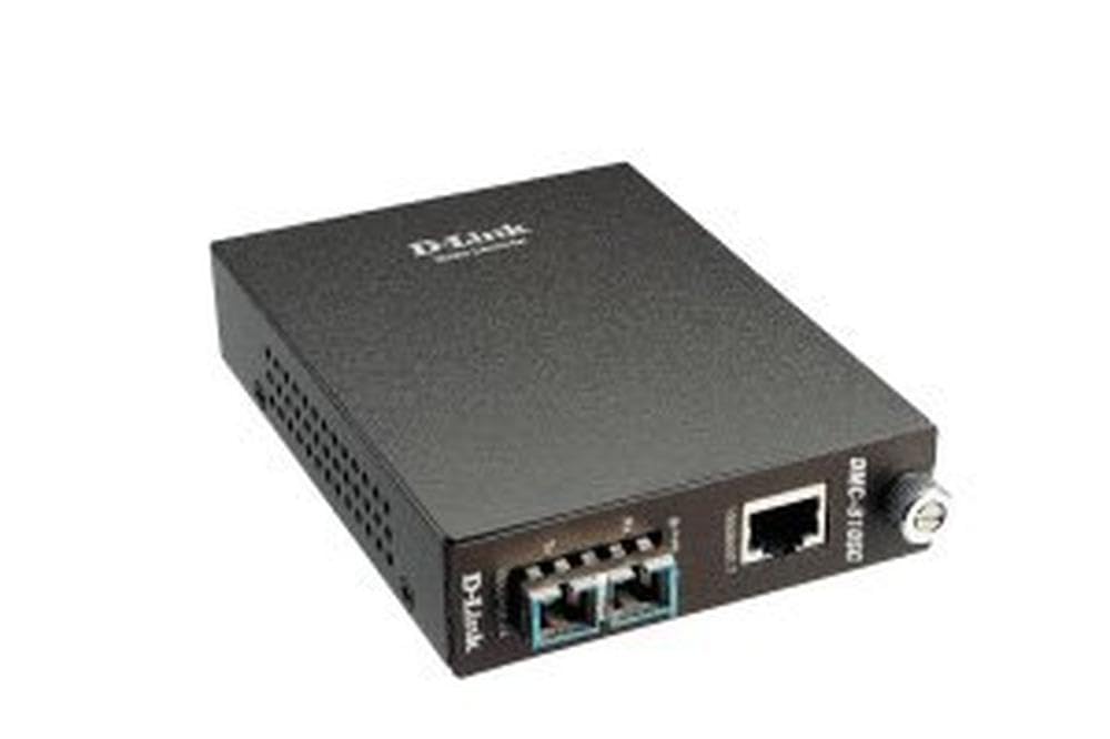 D-Link DMC-810SC Media Converters convertidor de Medio - Convertidor de Red (RJ-45, 1000BASE-T, 1000BASE-SX/LX, MDI-II/MDI-X)