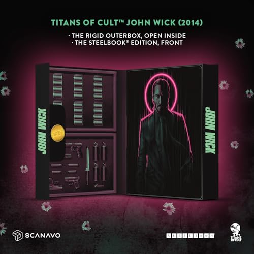 John Wick 10th Anniversary Titans of Cult [4K Ultra HD] [2014] [Blu-ray] [Region Free]