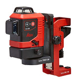 Leica Lino L6R: Nivel láser de línea de 3x360 grados con batería Li-Ion, cargador, adaptador magnético innovador y soporte para pared en una carcasa (láser rojo, alcance de trabajo: 25 m)