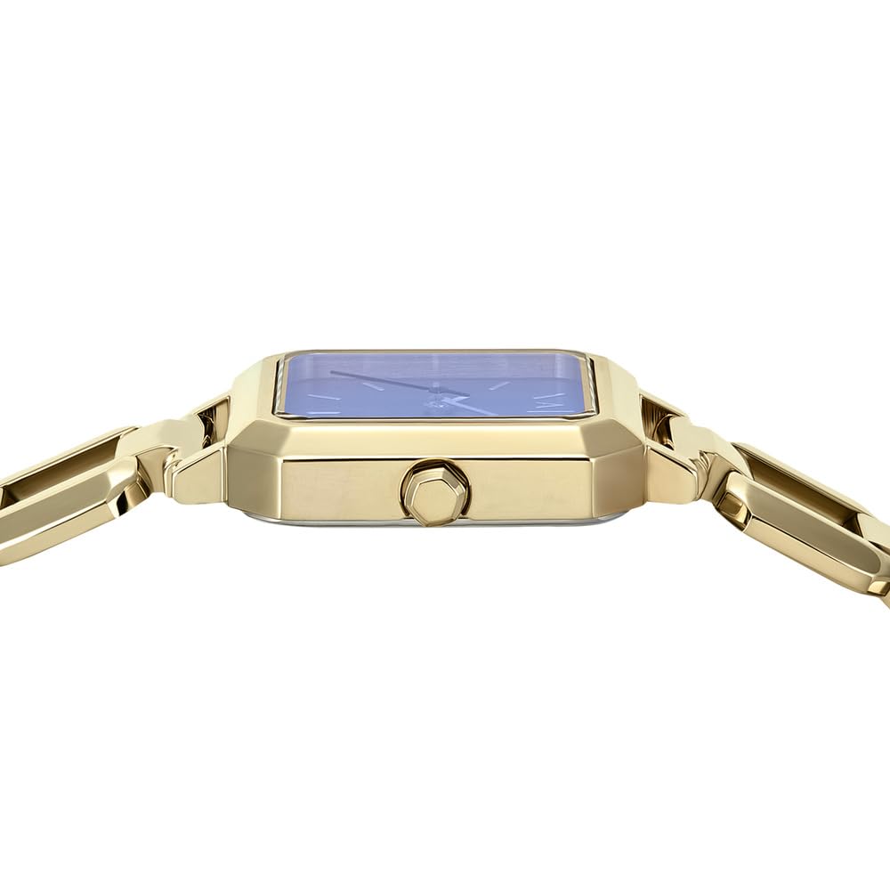 Armani Exchange Orologio da Donna, Quarzo Movimento a tre lancette e cassa da 27 mm con cinturino in Acciaio inossidabile