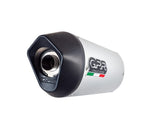 Olla silenciosa GPR Suzuki Gsx-S 1000 2015/16 e3 Line complete homologado Furore aluminio Plata