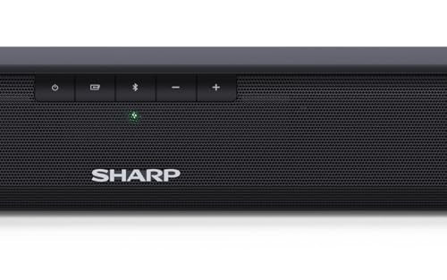 Sharp HT-SB110 Barra de Sonido, Cine en Casa, Bluetooth, HDMI, ARC/CEC, Potencia Máxima Total de Salida 90 W, Control Remoto, 80 cm, Color Negro