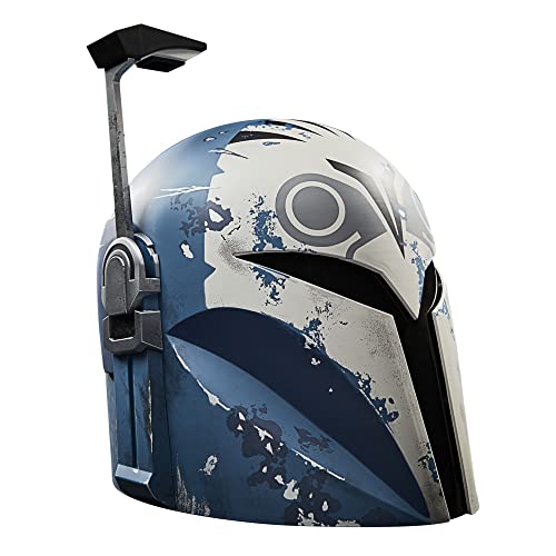 Star Wars The Black Series - Bo-Katan Kryze - Casco electrónico premium The Mandalorian - Artículo de colección para juego de rol - Edad: 14+