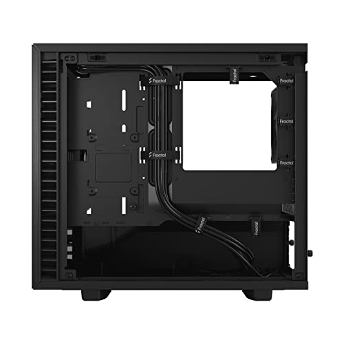 Fractal Design Define 7 Nano Black Brushed Aluminum/Steel Mini ITX Silent Solid Nano Tower Computer Case