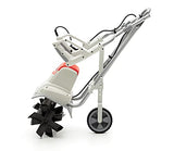 IKRA motoazada eléctrica motocultor IEM 800 S, Ancho de Trabajo 30cm, Profundidad 20cm, Incluye extirpador Manual