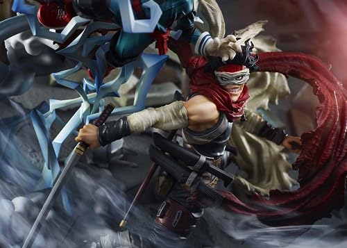 TOMY Goodsmile MY Hero Academia - Izuku Midoriya VS Stain - Estatuilla PVC 30cm